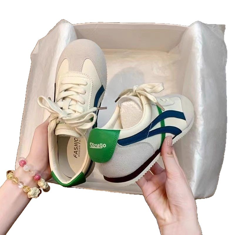 Zapatos Forrest Gump amarillos de suela blanda Zapatos alemanes de plata retro americano para mujer 2025 otoño nuevos zapatos deportivos casuales