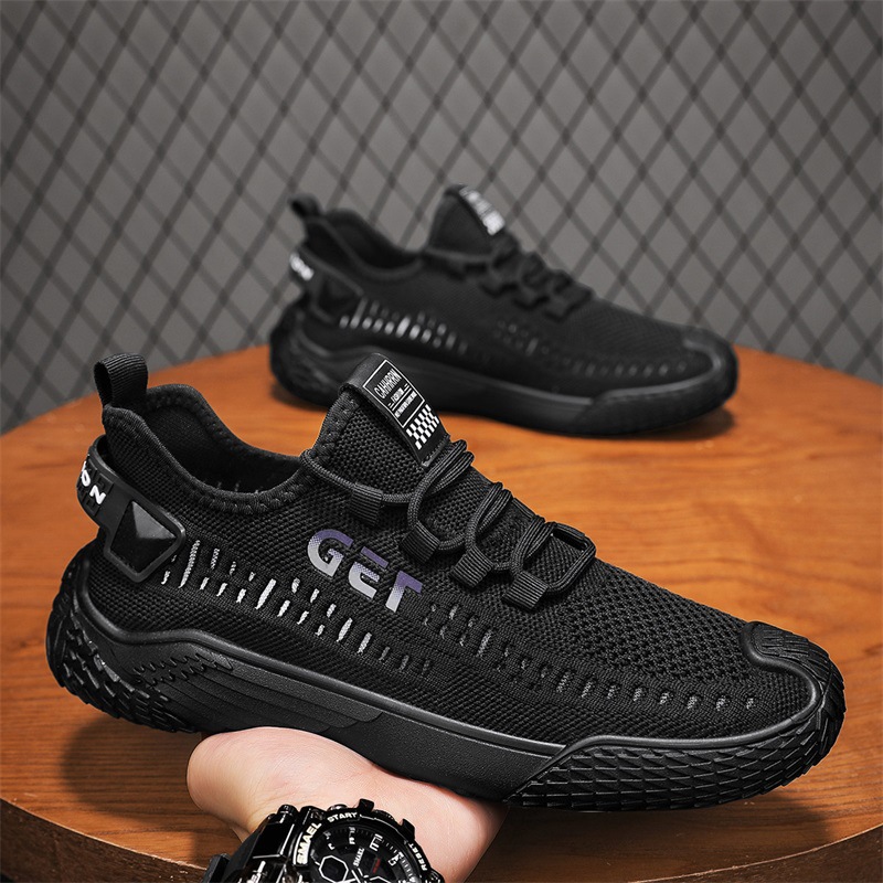 Lujo ligero 2025 zapatos de suela de ala casual de corte bajo 730 para hombres de verano, zapatos de moda para estudiantes, zapatos de tejido voladores, zapatillas de deporte al aire libre, hombres de moda