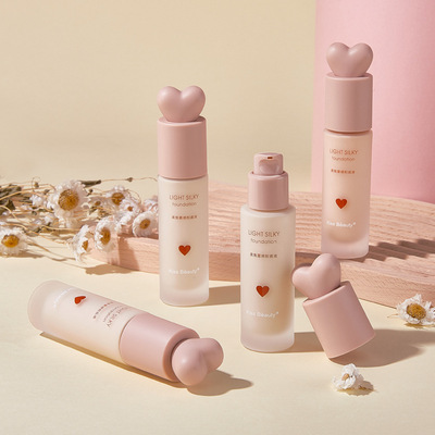 Kiss Beauty柔焦雾感粉底液控油保湿遮瑕隐形毛孔防水防汗不脱妆|ms