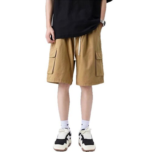 Handsome street summer Japanese work shorts, men's multi-pocket design, durable, all-matching casual five-cent pants wholesale