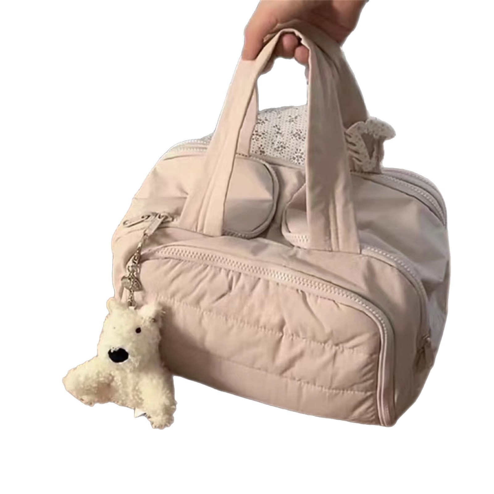 Nueva zona de alta gama, bolsa de lavado de gran capacidad, bolsa de cosméticos, bolsa de cosméticos de viaje portátil, bolsa de lavado de viaje de doble capa