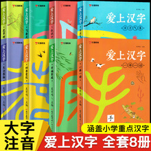 爱上汉字全套8册小学生一二年级汉字的故事汉字字形演变图快速记