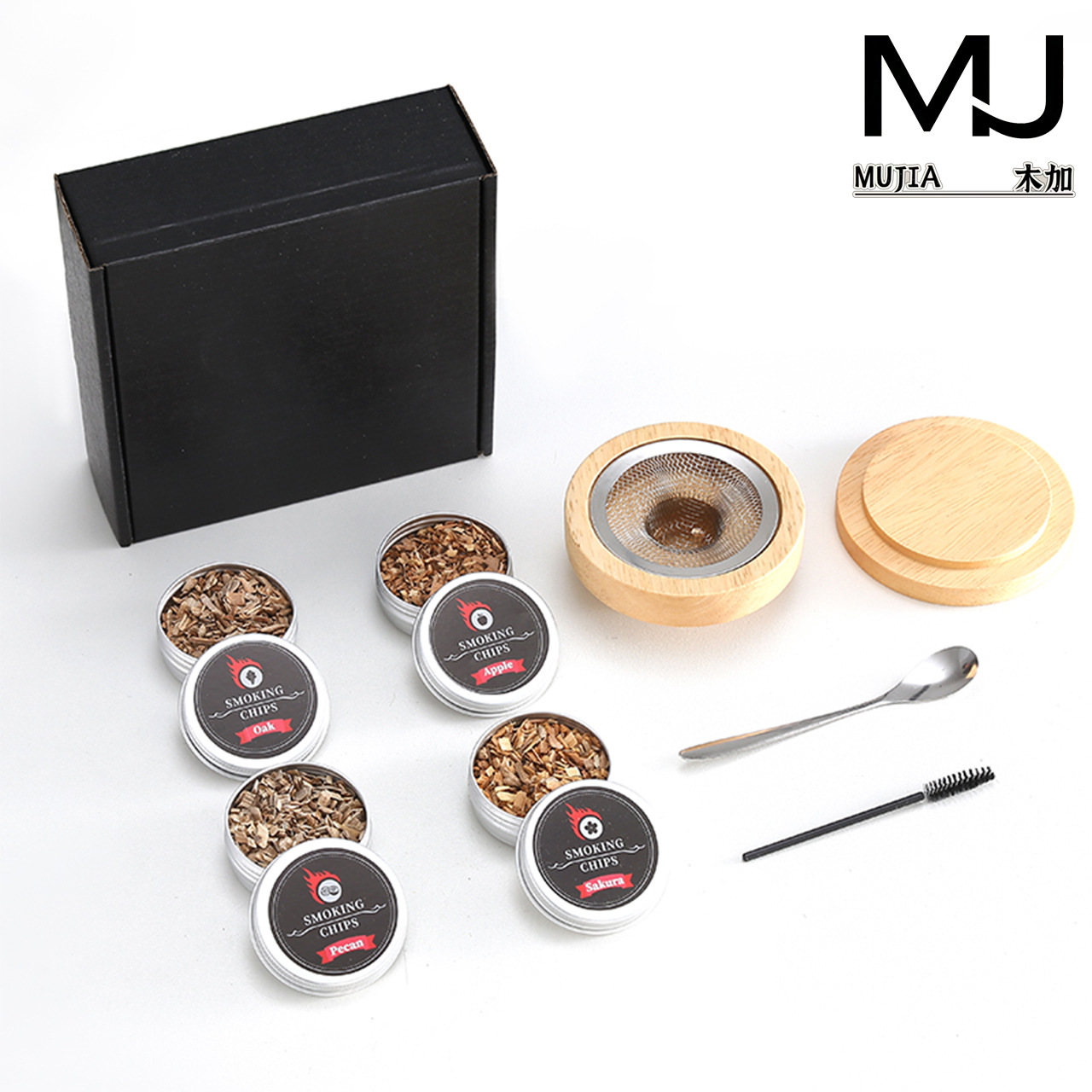 Spot Amazon Smoke Smoke Cubierta de madera Smoke Múltiples sabores Smoke Set de madera Smoke Cocktail