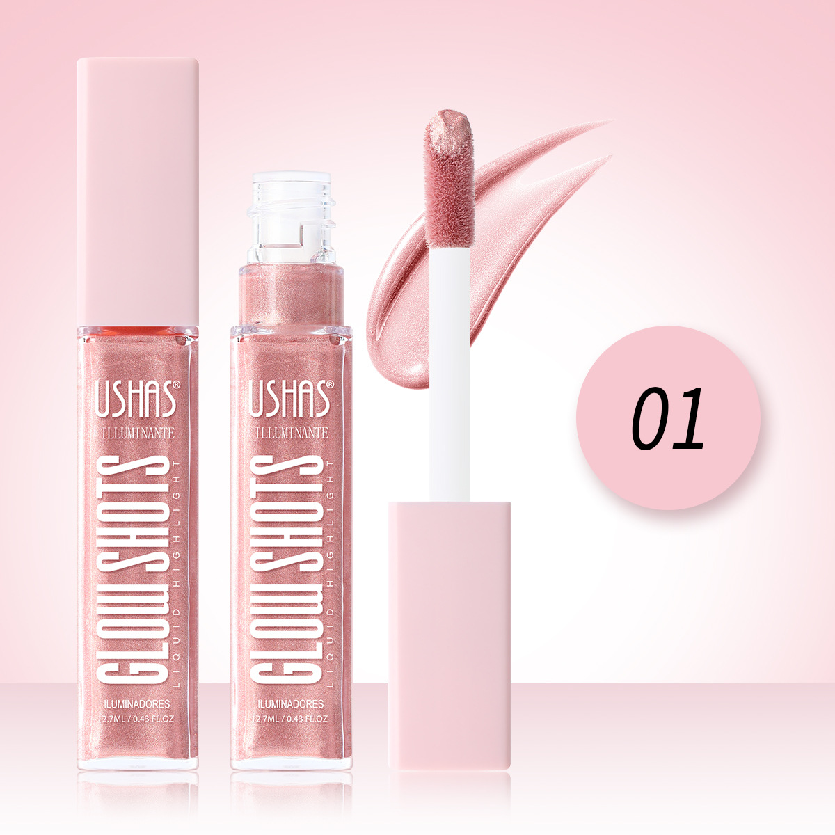 USHAS Europa y los Estados Unidos transfronterizos spot líquido resaltado impermeable perfiles brillantes duraderos multipropósito FS459A