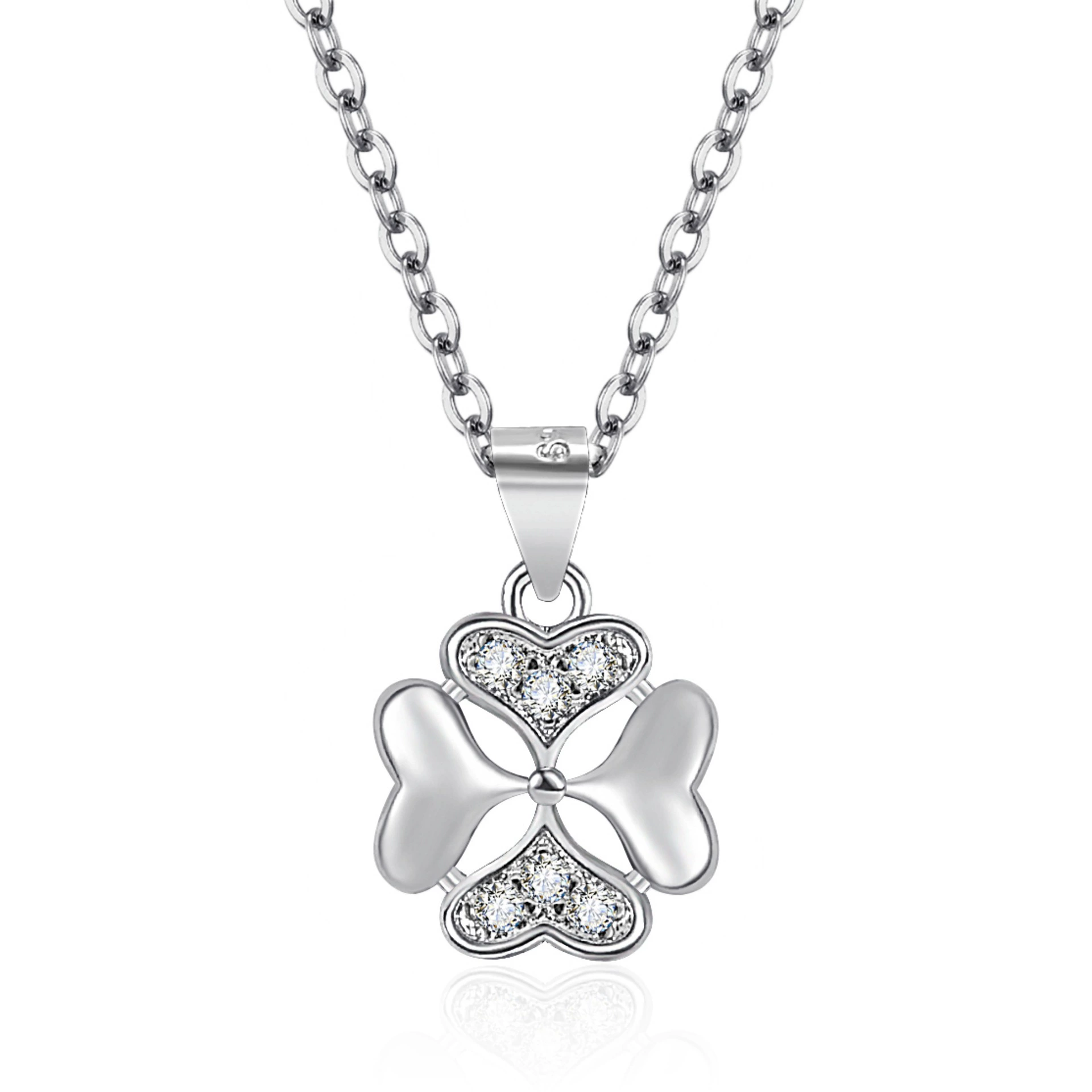 Pendant heart shaped, trend necklace with zircon, internet celebrity, light luxury style