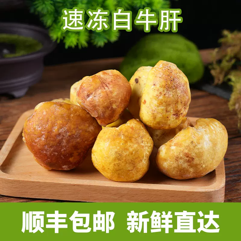 云南特产冷冻野生白牛肝菌昆明直销蘑菇火锅炒菜食用菌白葱菌煲汤