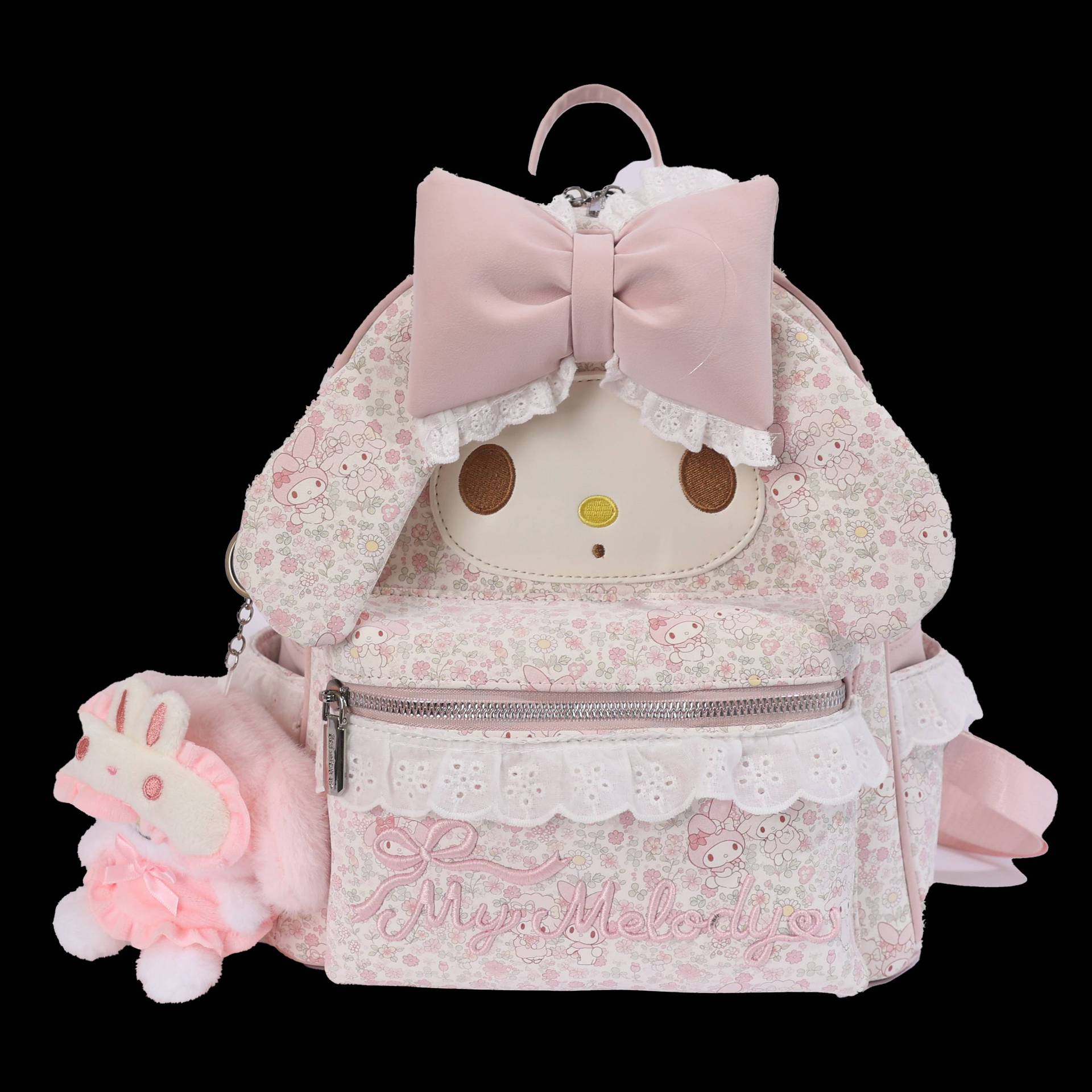 Mujeres de gran capacidad mochila de estudiantes de dibujos animados mochila de viaje 2026 arco dulce nuevo lindo mochila flor triturada