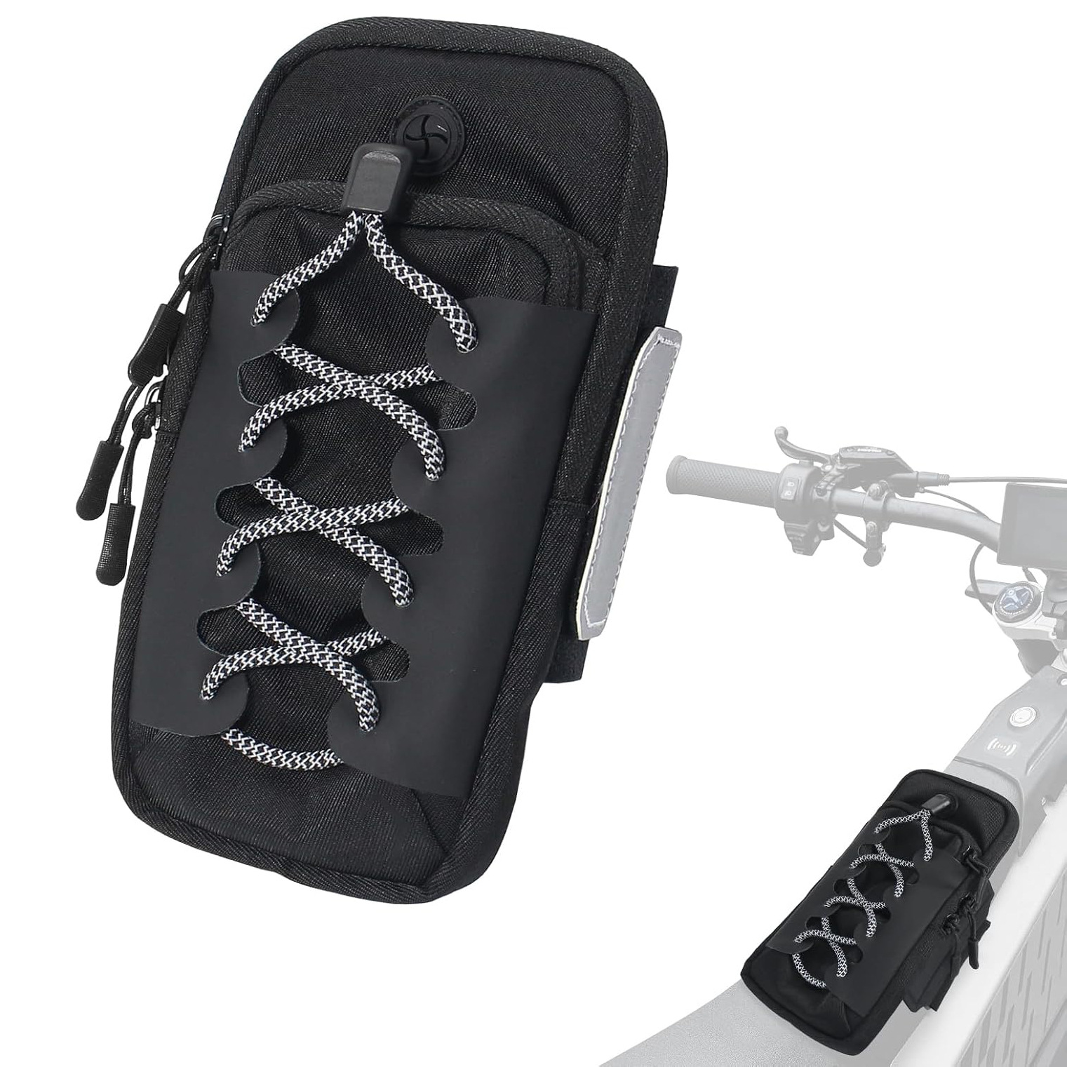 Cross-Border Electric Off-Road Vehicle Front Frame Bag, Waterproof Front Motorcycle Bag, Motorcycle Cover, Storage Stool, Sports Arm Bag