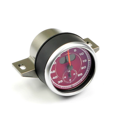 with clock stopwatch accessories — Cab and accessories - 11-17-cayenne-deep-red-stopwatch