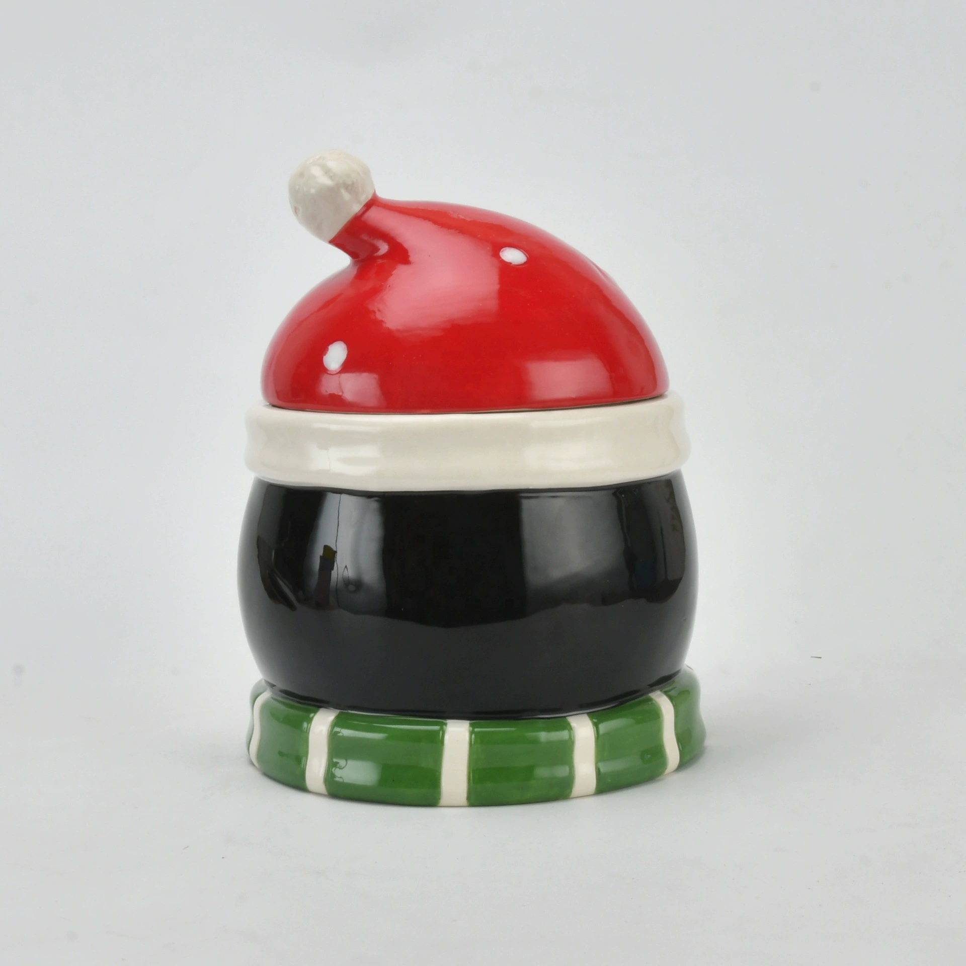 Карамельная керамическая Christmas penguin snowman хранилище банка сделать старомодный горячий шоколад горячая банка