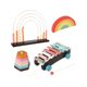 Children's Wooden Puzzle Colorful Rainbow Set Pillar Knocking Car Bead Rack 3-6 Years Old Kindergarten Puzzle Early Education Toys