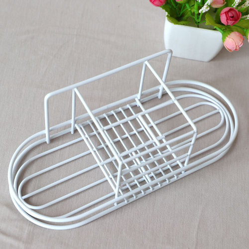 No punching and pasting wall-mounted mouthwash cup holder, Nordic iron toothbrush holder, tooth cup set rack