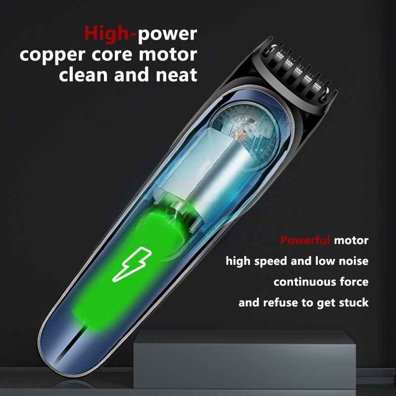 Cross-border best-selling two-in-one multi-function electric razor, five-in-one household razor, hair trimmer and nose hair trimmer