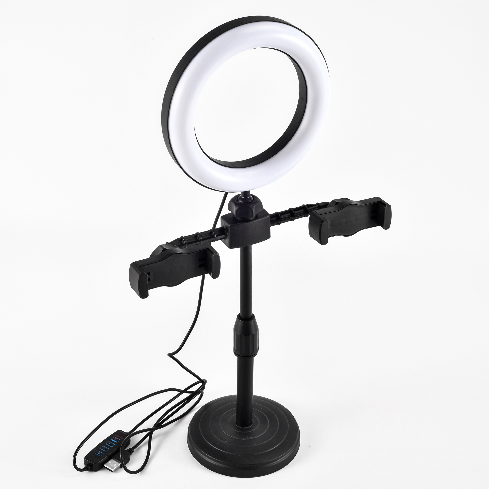 [Desktop Dual Camera Telescopic Model] Overhead Shooting Bracket + 10-inch Beaut…