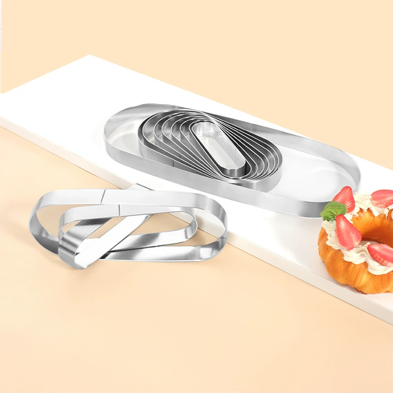 Спот из нержавеющей стали 304 непористые овальные пироги без отверстий