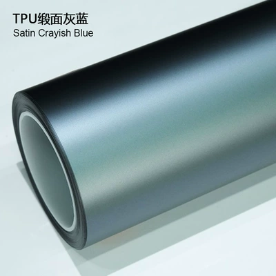 Factory Direct Sales Tpu Matte: Auto Color Change Film - tpu-satin-gray-blue-1524m15m