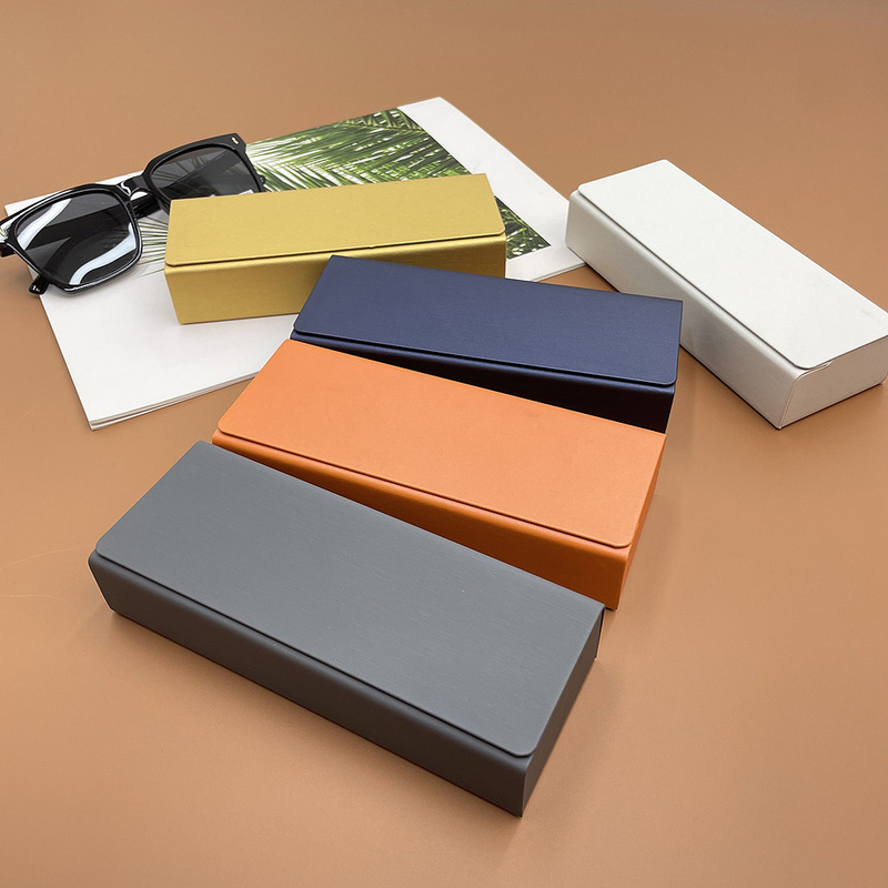 Glasses Case Manufacturer Wholesale Large Frame Glasses and Sunglasses Storage Box, Square Large Space Glasses Case, Can Be Printed with Logo