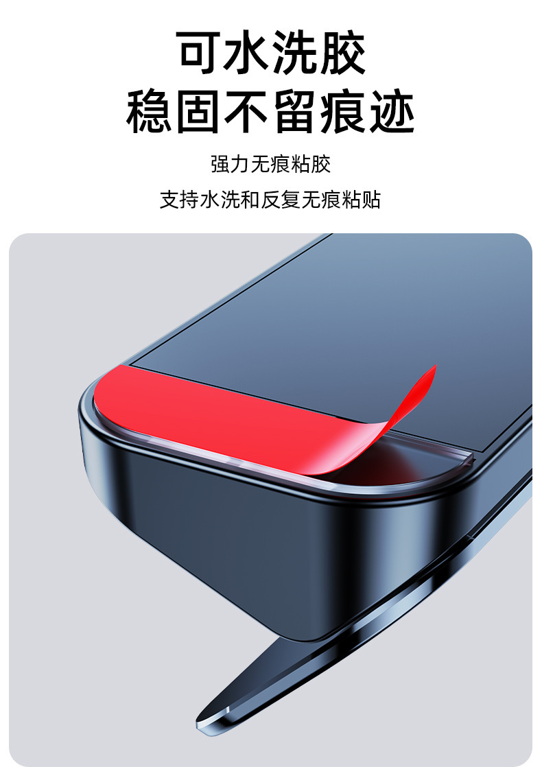 New Model Parking Number Plate, Leather Car Temporary Parking Tag, Alloy High-End, Customizable with Logo