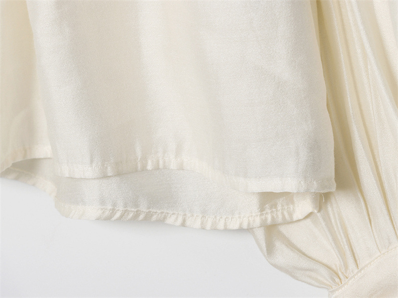 Damen Oversized Bluse Im Bohemian Stil Mit Blumenmuster Und Knöpfen_voghion.com