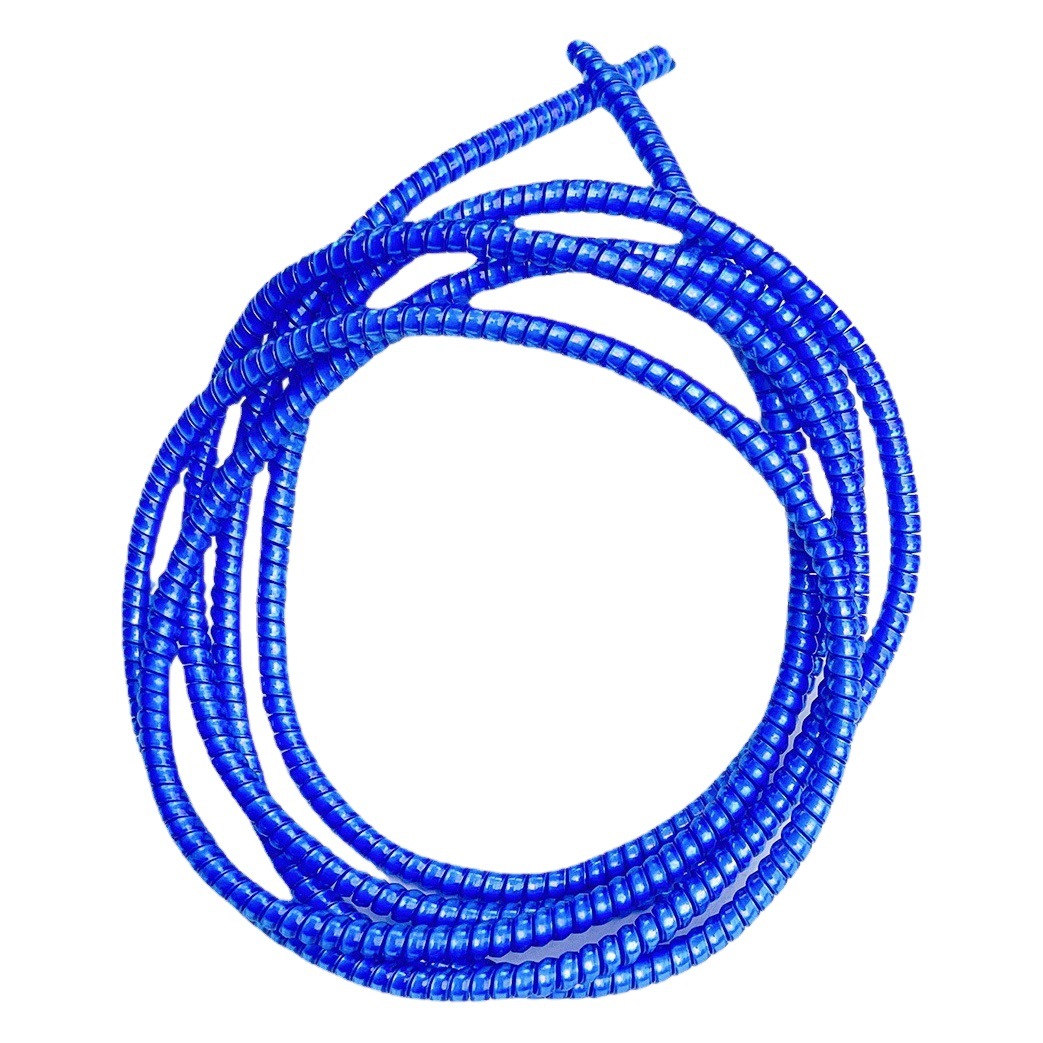 1.4m/1.6m cuerda de bobinado láser protección del medio ambiente TPU cable de datos del teléfono móvil cable de protección bobinado cuerda de resorte cubierta protectora