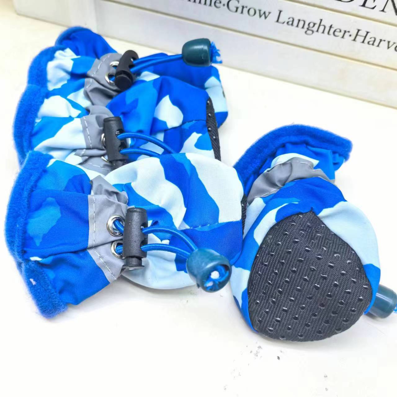 Mascotas zapatos para perros Botas de lluvia de verano perro pequeño Teddy anti-sucio medio perro pie cubierta impermeable oso sandalias transpirables