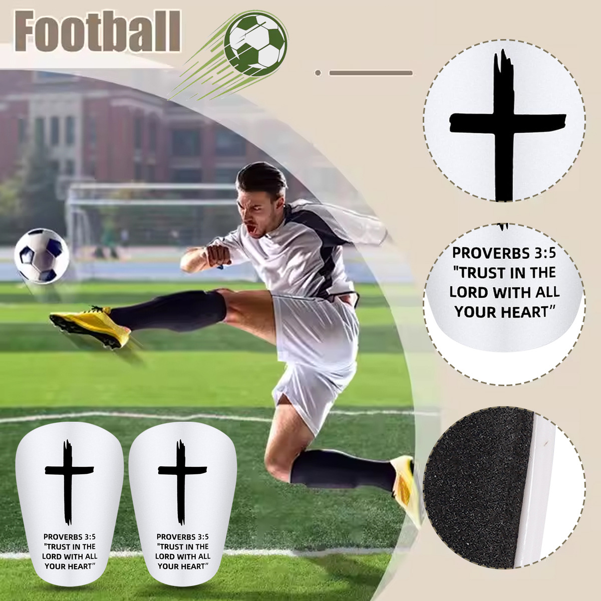 Kaval Koruyucu Futbol Ek Parçası Üç Boyutlu Çarpışma Önleyici Kalınlaştırılmış Futbol Kaval Koruyucuları Aşınmaya Dayanıklı Öğrenci Tekmeleme Baldır Diz Koruyucuları_voghion.com