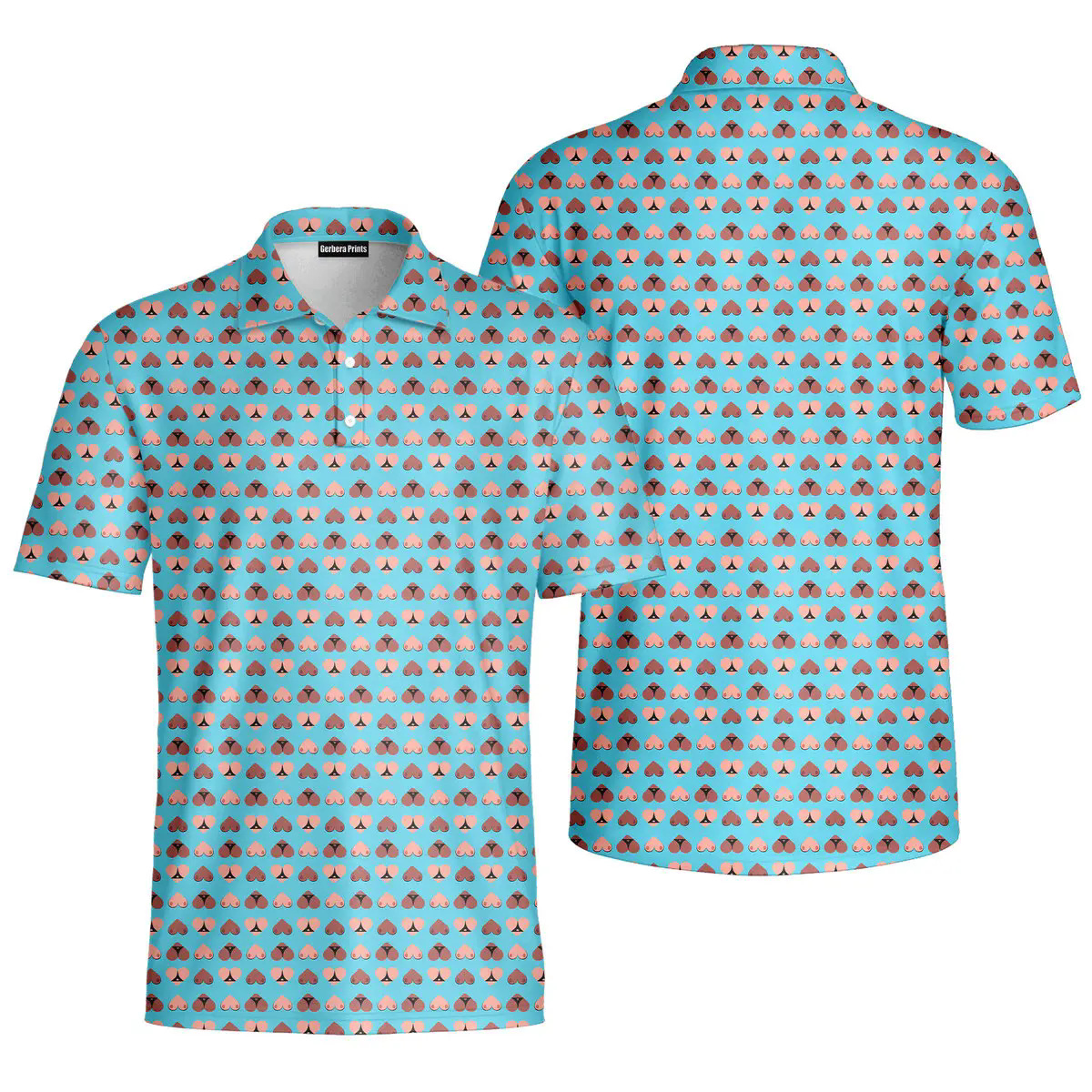 Herren Poloshirt Mit 3d Digitaldruck Hochwertiges Kurzarmhemd_voghion.com