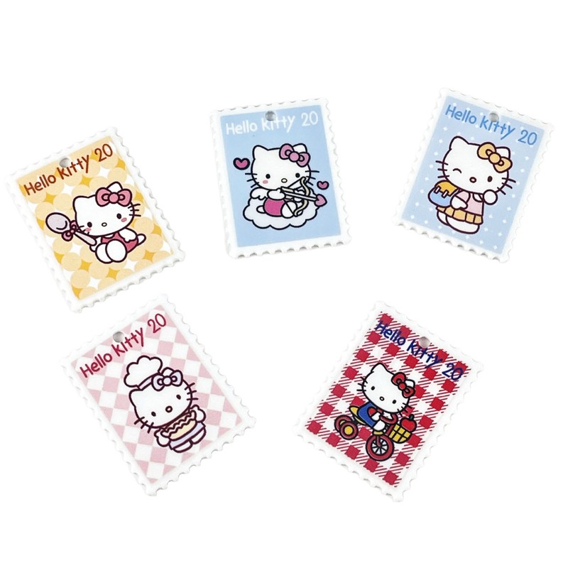 DIY アクリル kt スタンプ吊り穴ビーズ素材スルーホール漫画ブラインドボックスアクセサリー DIY 携帯電話チェーンキーホルダー|undefined