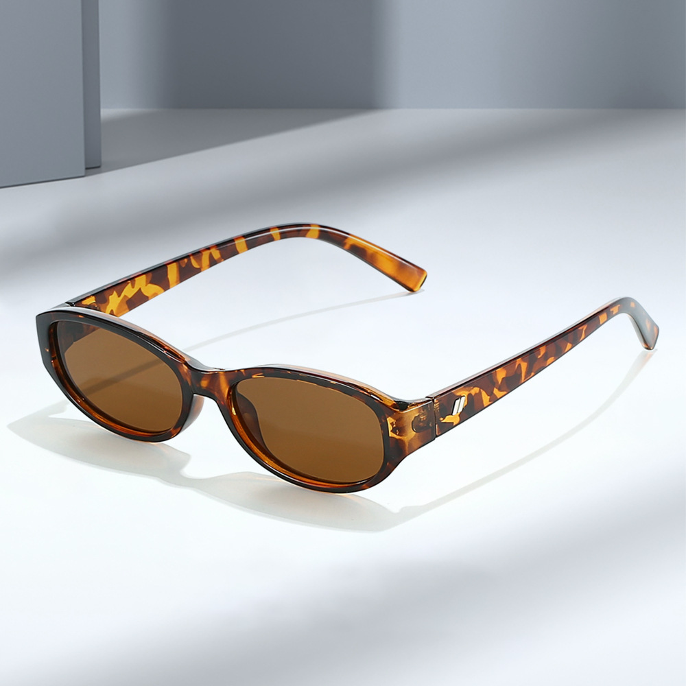 时尚小框欧美复古防蓝光眼镜个性街拍遮阳防晒太阳镜凹造型墨镜女