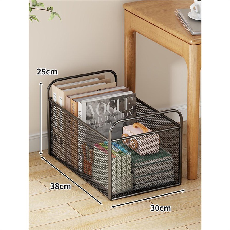 Caja de almacenamiento de libros Cesta de almacenamiento de libros extracurriculares móviles debajo del escritorio Caja de almacenamiento de libros