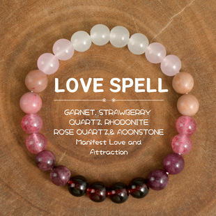 Pink Rhodolite Bracelet for Women Natural Stone Garnet Bracelet Wholesale Jewelry Chalcedony Ins Style New Product Export