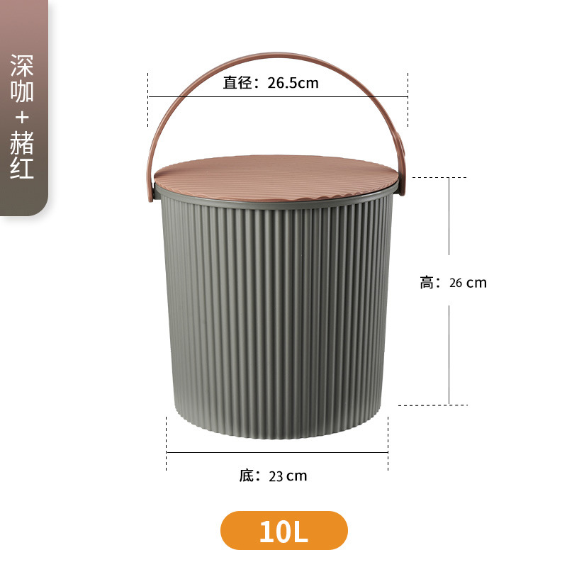 회색 & 브라운 중간 사이즈 10L (두께 675g, 강화형)