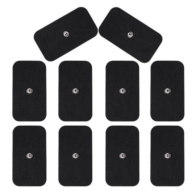 扣式无纺布电极贴5*9cm电极片粘片搭配理疗仪按摩线使用多功能