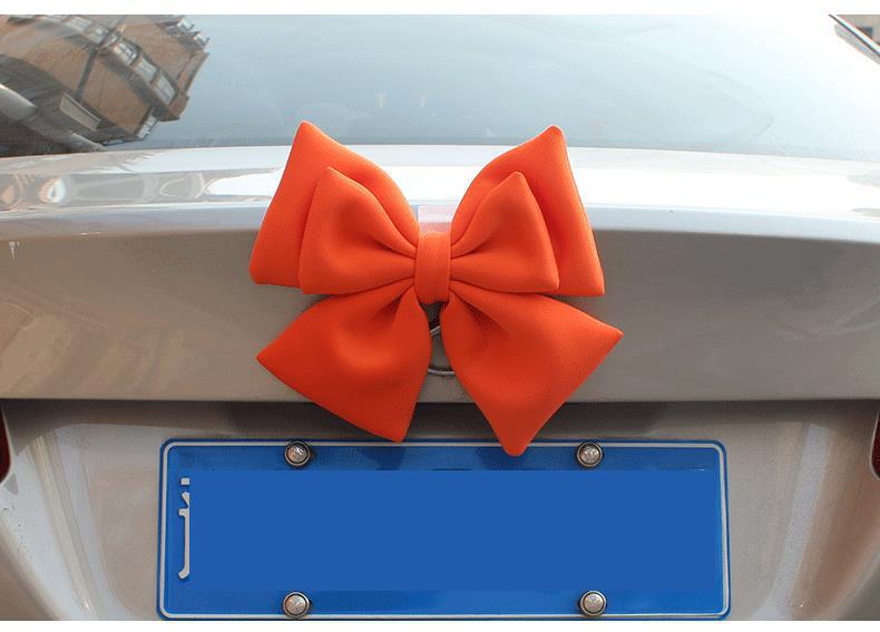 Car Tail Bow Decoration Pendant Trunk Car Sticker Accessories Car Tail Ornaments Car Motorcycle Doll
