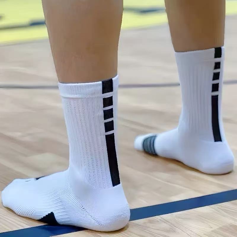 Nba Professional Elite Sports Basketball Socks Men's American Practical Training Thickeneded Towel Bottom Energy Bar Mid-Length Socks