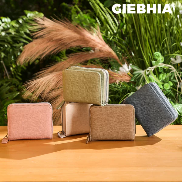New Women's Genuine Leather Multifunctional Snap Accordion Card Holder Japanese Style Coin Slot Multifunctional Card Wallet for Women