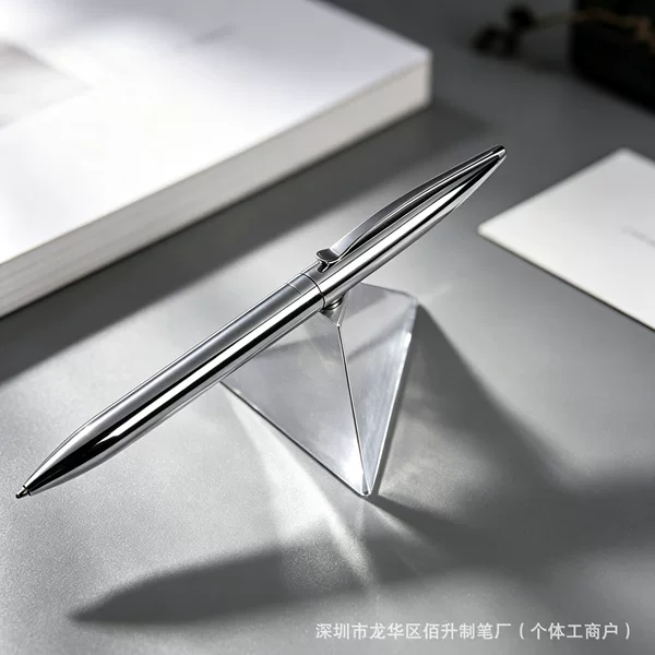 Hotel and bank magnetic levitation pen holders, available in various styles, with triangular bases, metal pen stands, wholesale