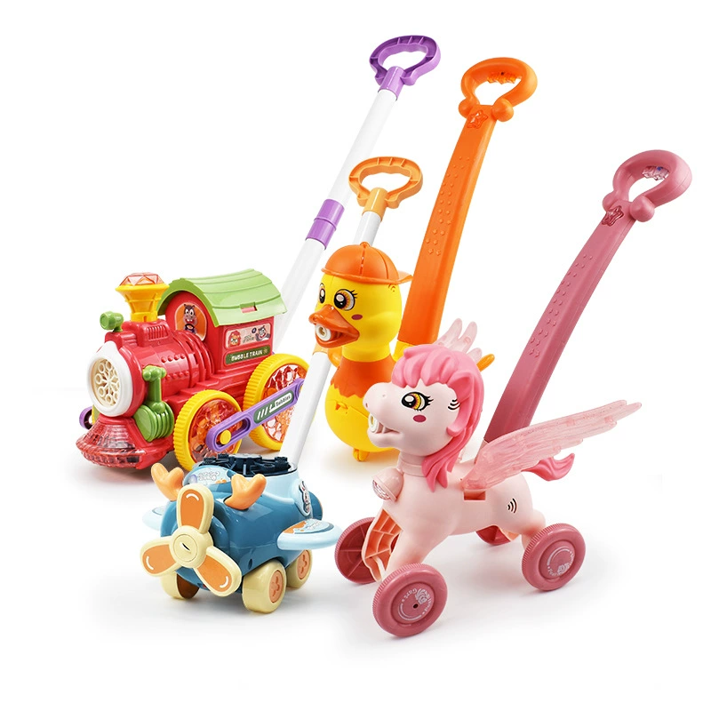 TikTok, bubble machine, airplane, automatic train, electric toy with light music, new collection, fully automatic