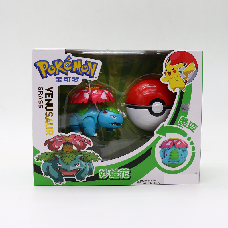 SC Johnson Pokémon Pikachu Pogaman juguetes Pokémon mascotas Genie jugadores de fútbol modelo de muñeca