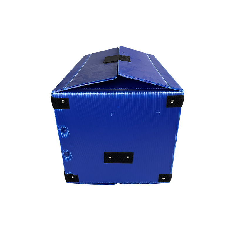 中空板箱可折叠式中空板纸箱魔术贴周转箱可印字通用包装塑料箱