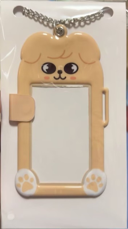 skzoo デイリーウィークリー Doudou アイ磁気カードホルダー Li Longfu 手をつなぐ動物プラスチック PVC ID カードホルダーフォトカード収集|undefined