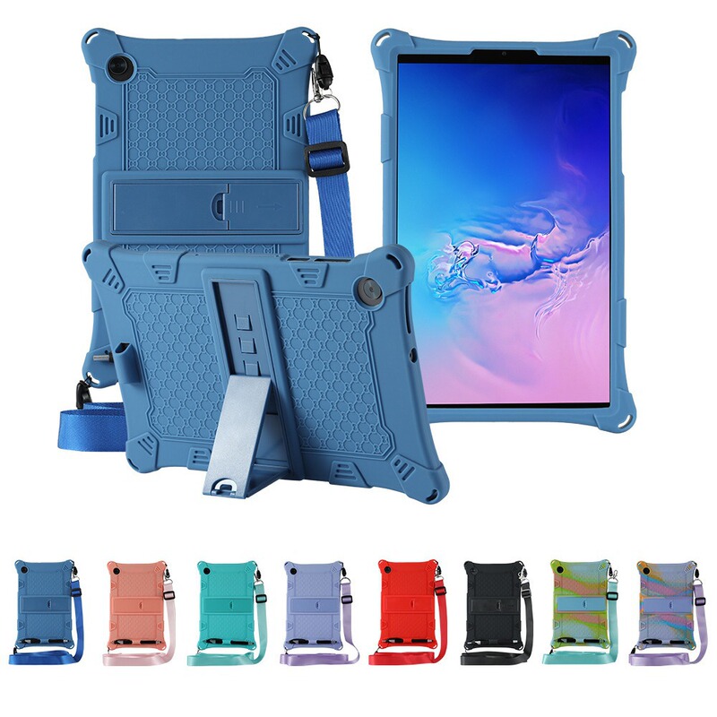 For Lenovo Tab M10 HD 2nd generation flat leather case TB-X306X leather case 10.1 inch bracket anti-fall shell