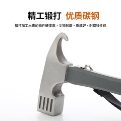 Outdoor multi-purpose ground anchor hammer camping tent canopy hammer high-carbon steel hammer household nail hammer carbon steel