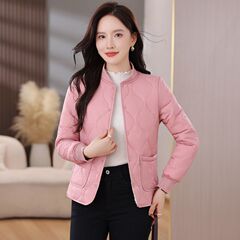 2025 winter new style plus velvet thickened thin short inner liner cotton jacket warm body fashionable cotton jacket