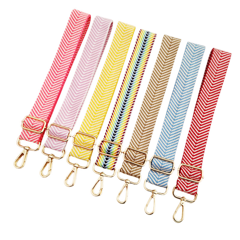 New color thickened wide shoulder strap men's and women's bag accessories clothing strap adjustable crossbody burden reduction long backpack strap