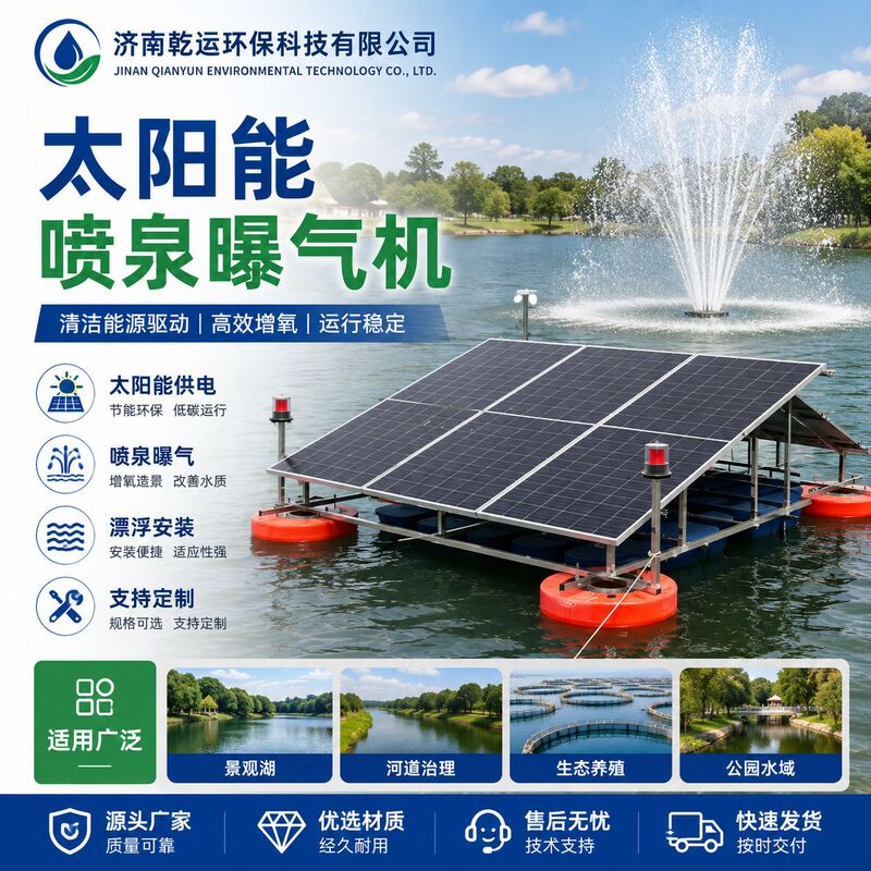 Supply of solar-powered floating aerators for fish ponds, aquaculture, water restoration, and oxygenation Supply of solar-powered floating aerators for fish ponds, aquaculture, water restoration, and oxygenation