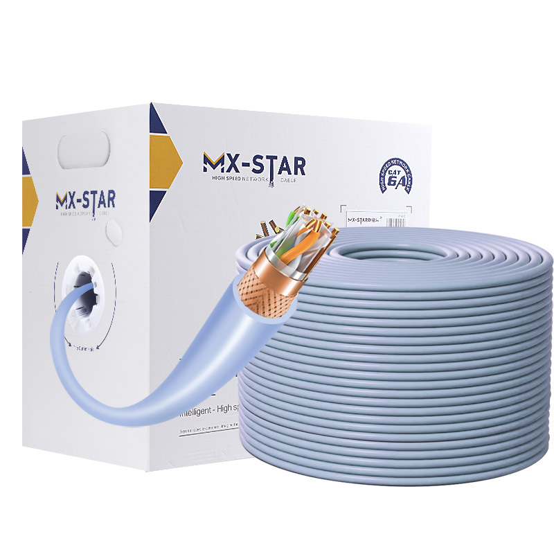 Dây mạng trong nhà N35 Category 6e, một lớp bọc, đồng không oxy 0.52 (tím xanh)