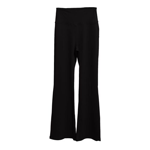 Slimming Yoga High Waist Flared Pants for Women Gr*ove Micro Flare Tight Sports Casual Running Trousers Breathable