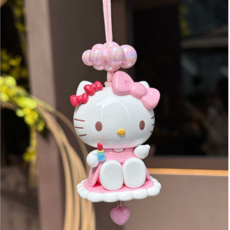 包包挂饰挂饰少女凯蒂平安喜乐汽车车挂正版车载手办可爱|undefined