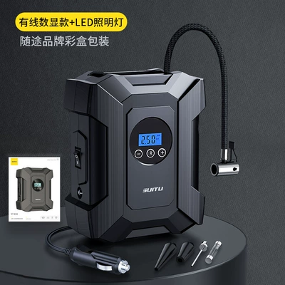 On-the-road air pump car Hava nasosu - digital-display-with-12v-cable